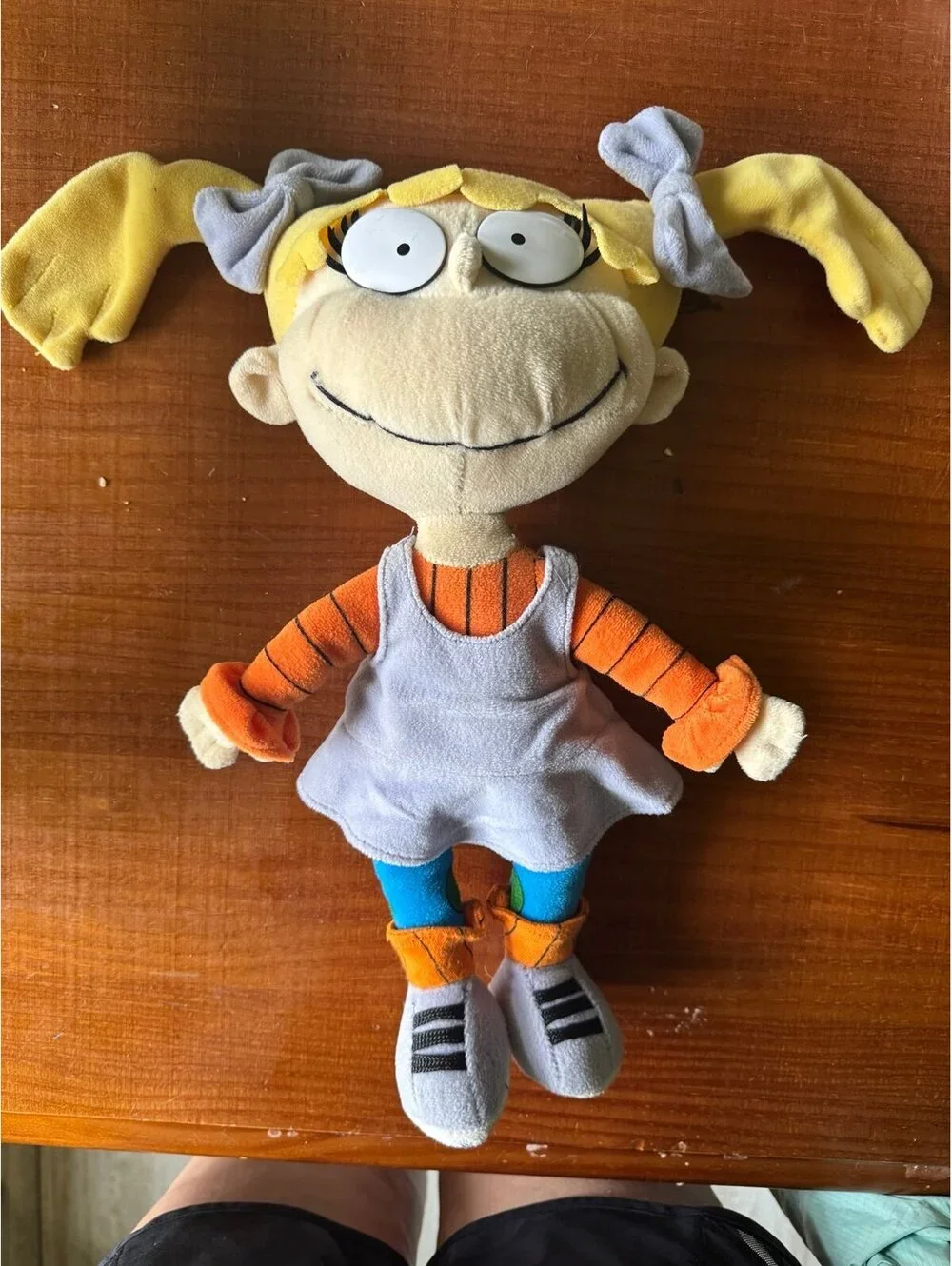 Rugrats Angelica 1997 Plush Doll 13” Nickelodeon Viacom RARE